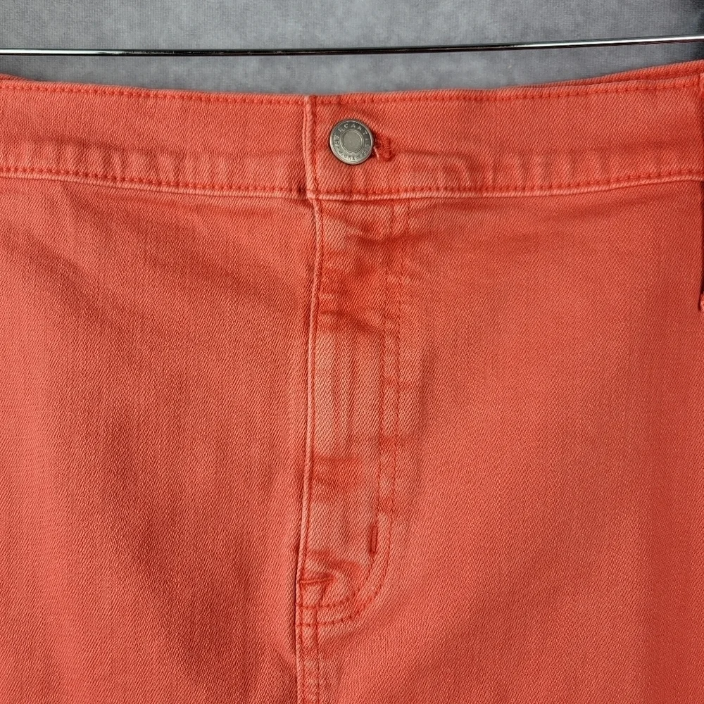 C.‎ CREW Mercantile Women's orange Coral jeans Cotton skirt Size 22